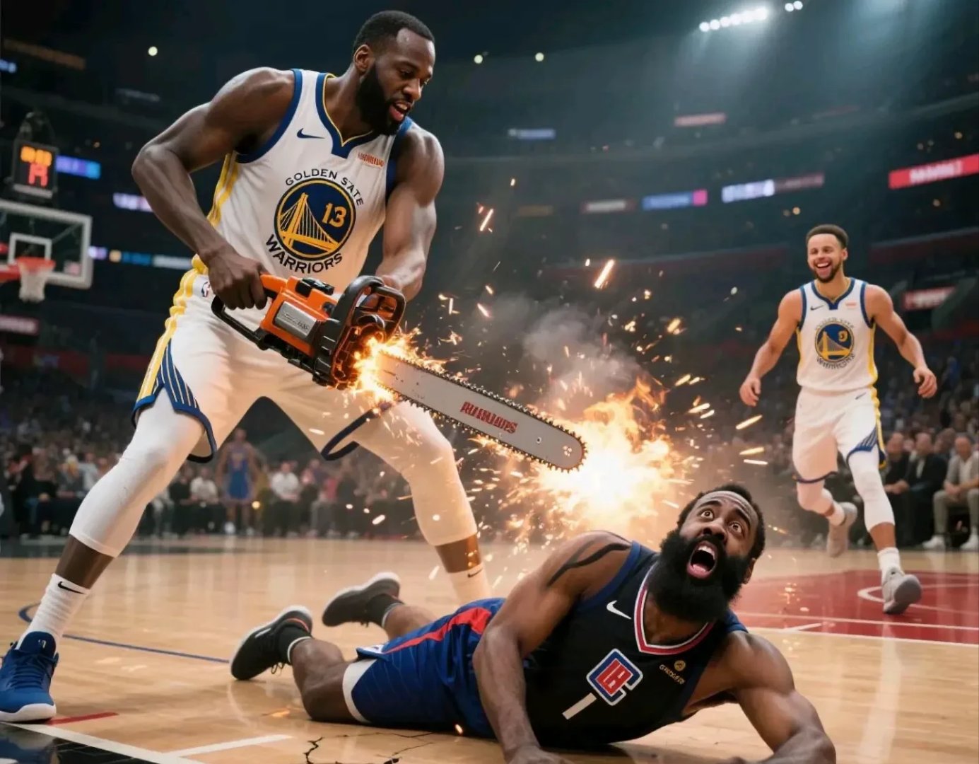 冲刺阶段体能课后，洛杉矶快船扳平良机备战NBA常规赛，震撼外界，身体对抗强度拉满(篮球专项体能爆发启动训练)